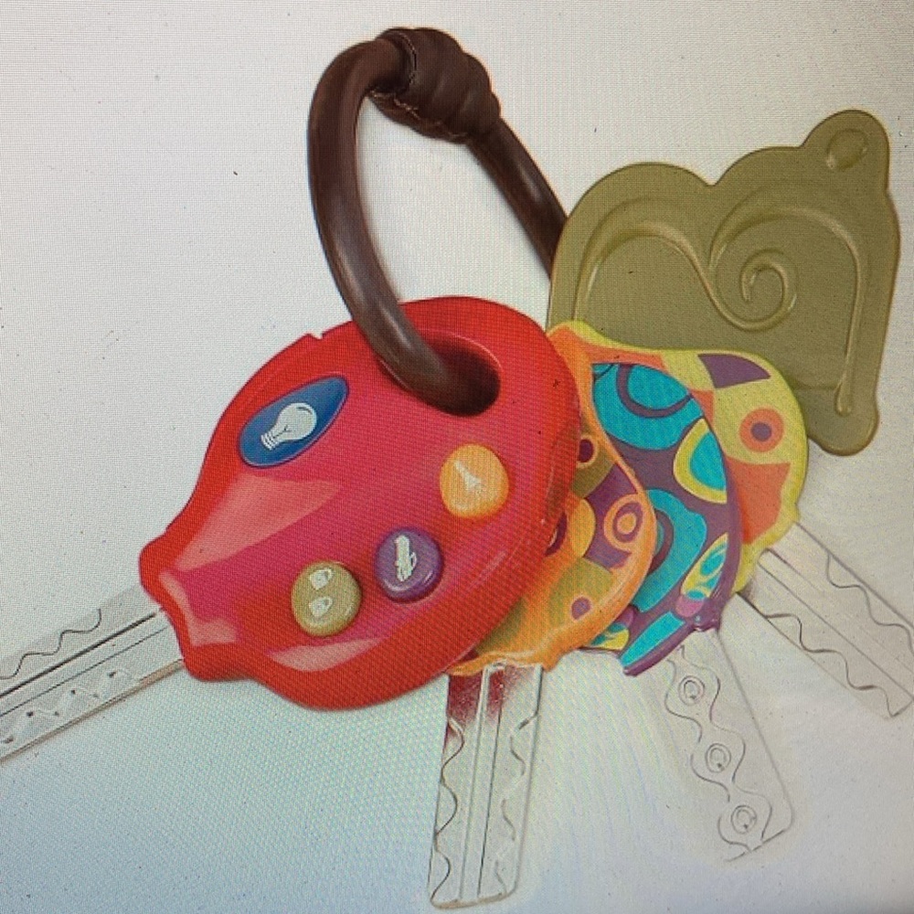NWT - B. Luckeys Toy Car Keys - Age 12+ months